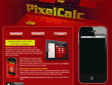 Tablet Screenshot of pixelcalc.i2dllc.com